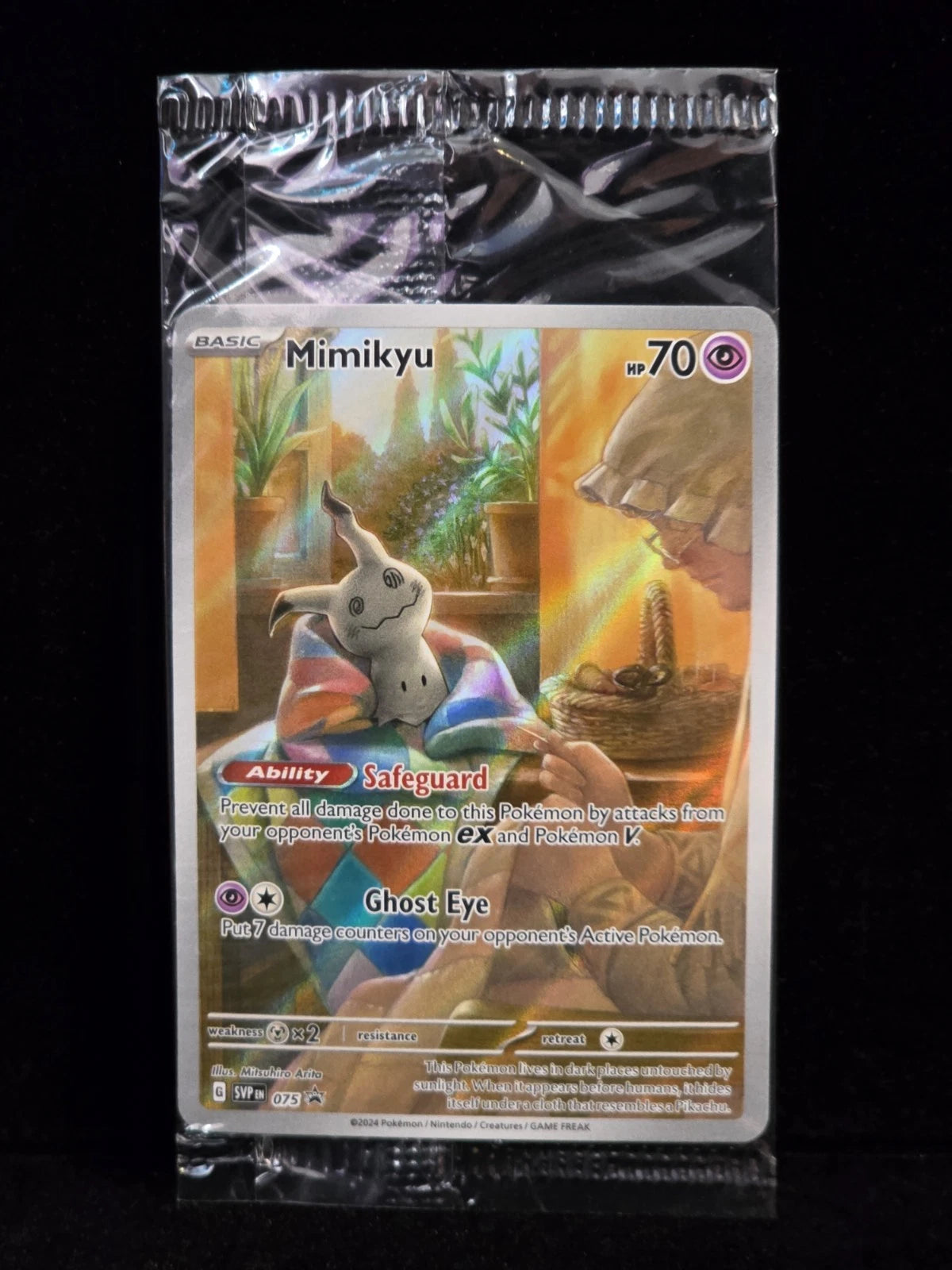 Mimikyu 075 Scarlet & Violet *Sealed* Black Star Promo