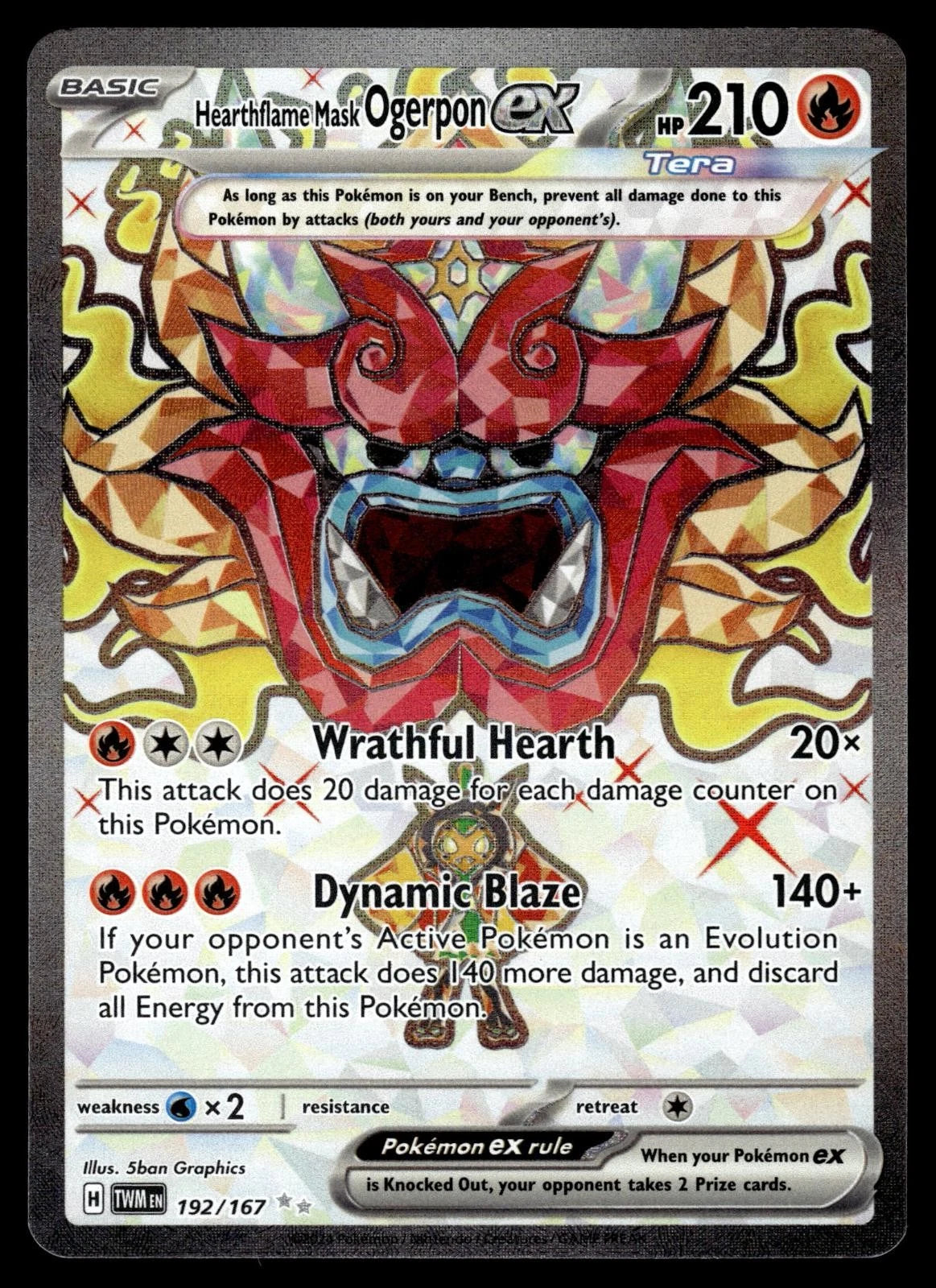 Hearthflame Mask Ogerpon ex Twilight Masquerade
