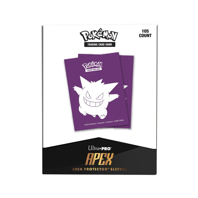 Elite Gengar 105ct APEX DECK PROTECTOR Sleeves for Pokémon