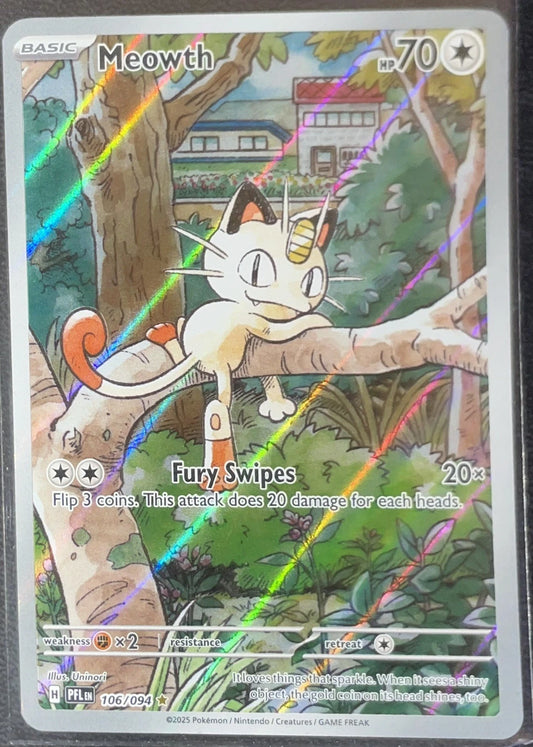 Meowth 106  Illustration Rare Phantasmal Flames