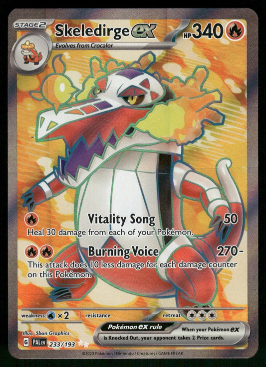 Skeledirge ex Paldea Evolved  233/193