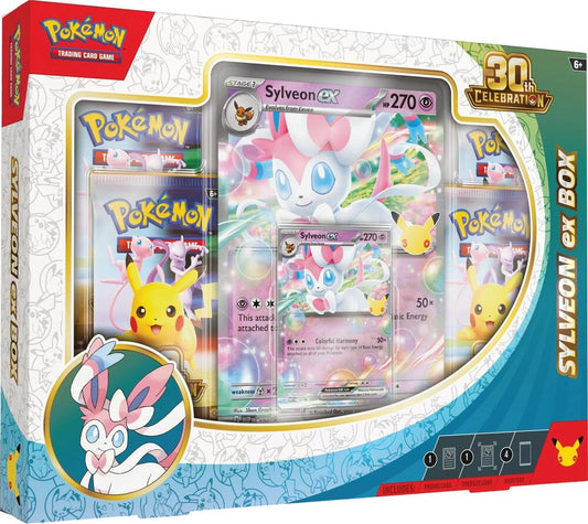 30th Celebration Sylveon ex Box or 30th Celebration Greninja ex Box wave 2 (Random)